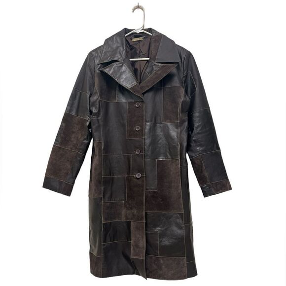 Leather Patchwork Jacket - Picture 3 of 7
